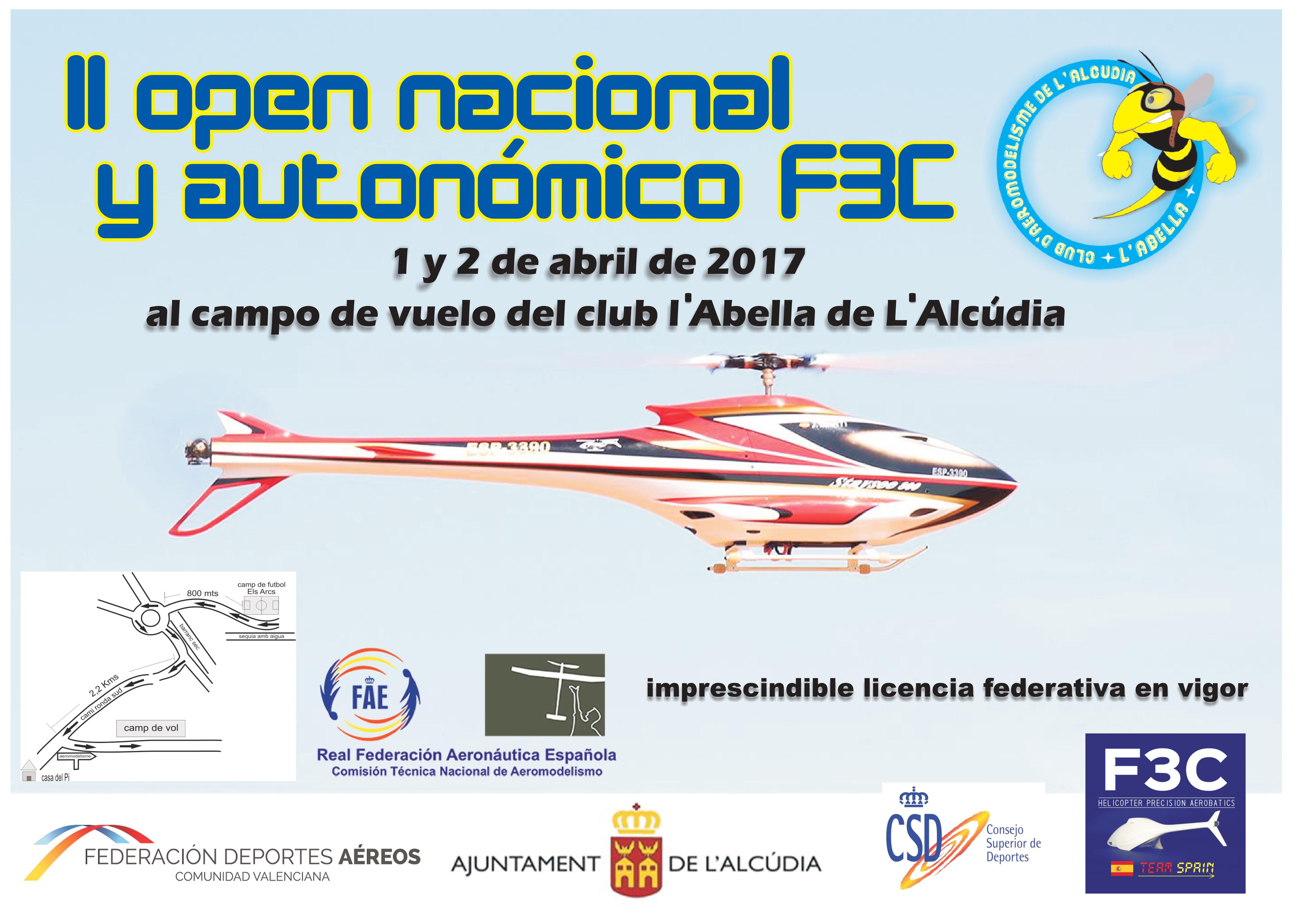 CARTEL OPEN F3C Labella 1 2 ABRIL 2017