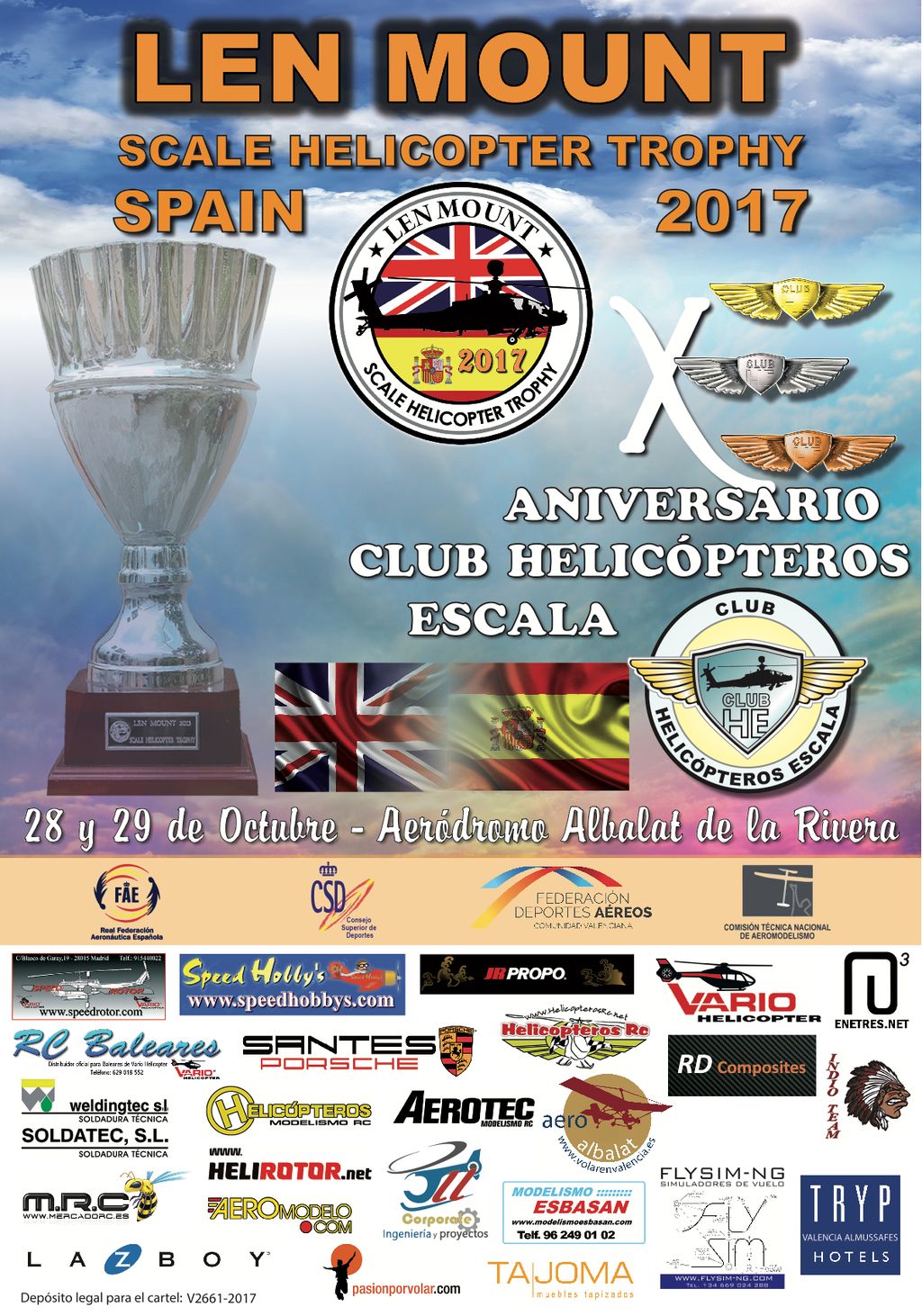 Cartel LEN Mount Sacale Helicopter Trophy Octubre 2017